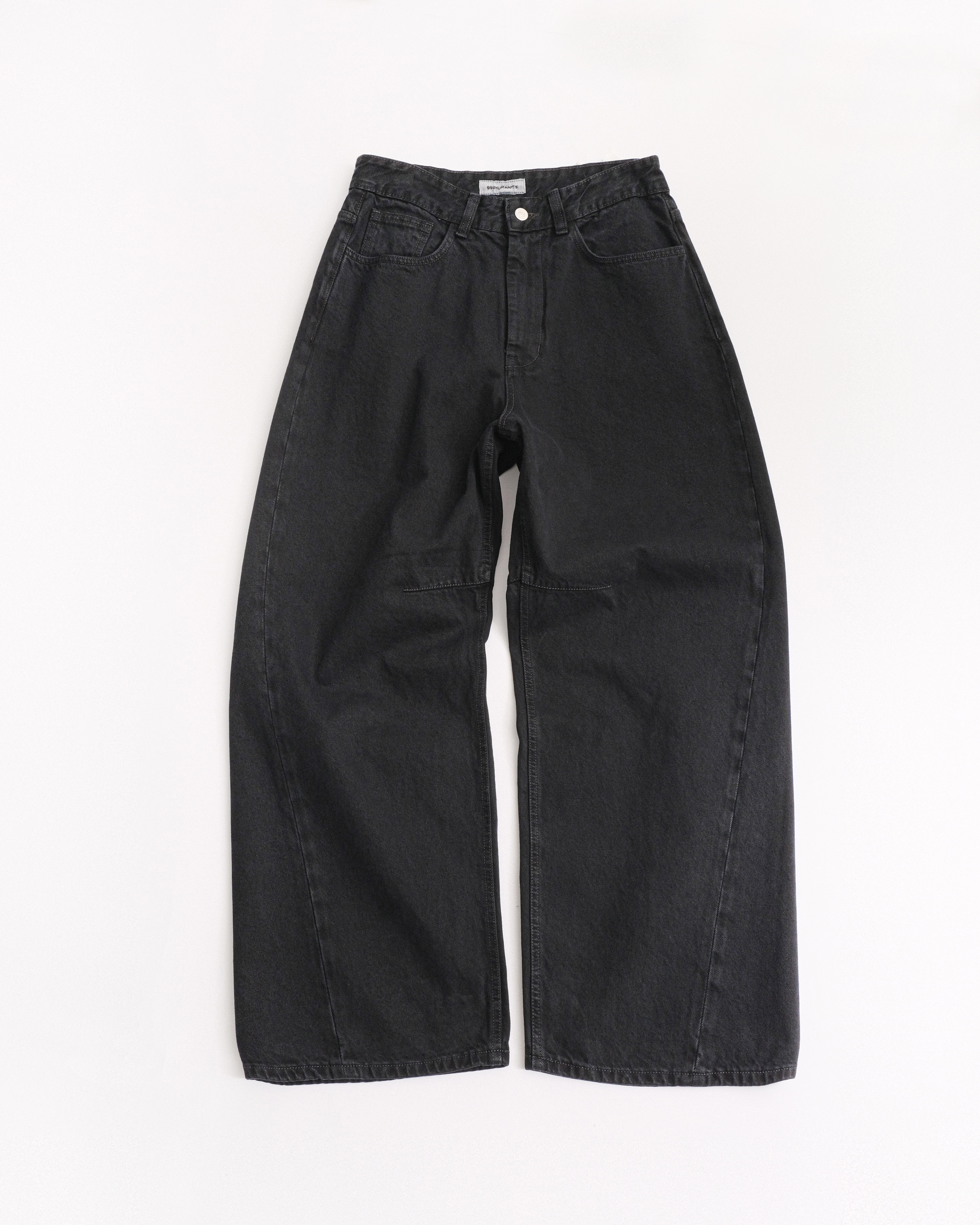 [RESTOCK] CURVED SULFUR DYED DENIM (DYED CHARCOAL)